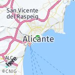 Peta lokasi: Alicante, Spanyol