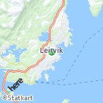 Peta lokasi: Leirvik, Norwegia