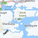 Peta lokasi: Cobh, Irlandia