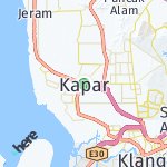 Peta lokasi: Kapar, Malaysia