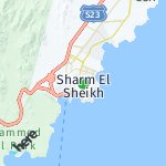 Peta lokasi: Sharm El Sheikh, Mesir