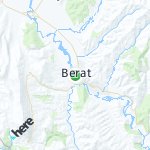 Peta lokasi: Berat, Albania