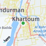 Peta lokasi: Khartum, Sudan