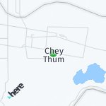 Peta lokasi: Chey Thum, Kamboja