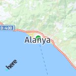 Peta lokasi: Alanya, Turki