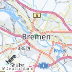 Peta lokasi: Bremen, Jerman