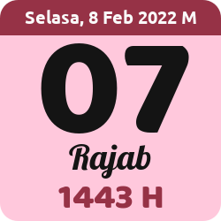 Hari Ini dalam Kalender Islam (Hijriyah) 7 Rajab 1443 H  Alhabib