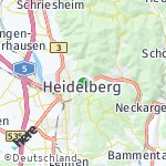 Map for location: Heidelberg, Germany