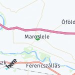 Map for location: Maroslele, Hungary