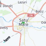 Map for location: Satu Mare, Romania