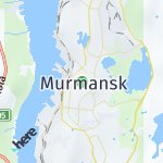 Map for location: Murmansk, Russia