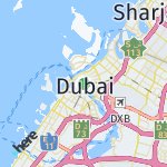 Map for location: Dubai, United Arab Emirates