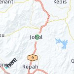 Map for location: Johol, Malaysia