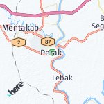 Map for location: Perak, Malaysia