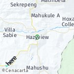 Map for location: Hazyview, South Africa