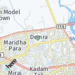 Map for location: Demra, Bangladesh