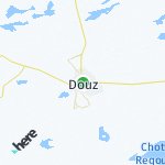 Map for location: Douz, Tunisia