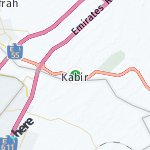 Map for location: Kabir, United Arab Emirates