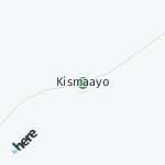 Map for location: Kismaayo, Somalia