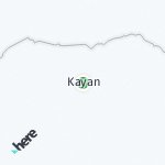 Map for location: Kayan, Myanmar