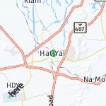 Map for location: Hat Yai, Thailand