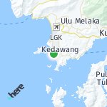 Map for location: Langkawi, Malaysia