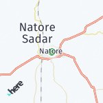 Map for location: Natore, Bangladesh