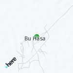 Map for location: Bu Hasa, United Arab Emirates