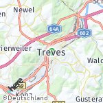 Map for location: Treves, Germany